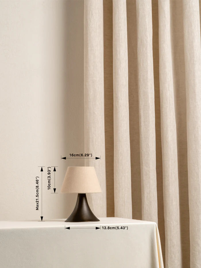 Cenare - bronze and linen rechargeable table lamp | Table lamp | lights & lamps | US | Modern affordable designer lighting