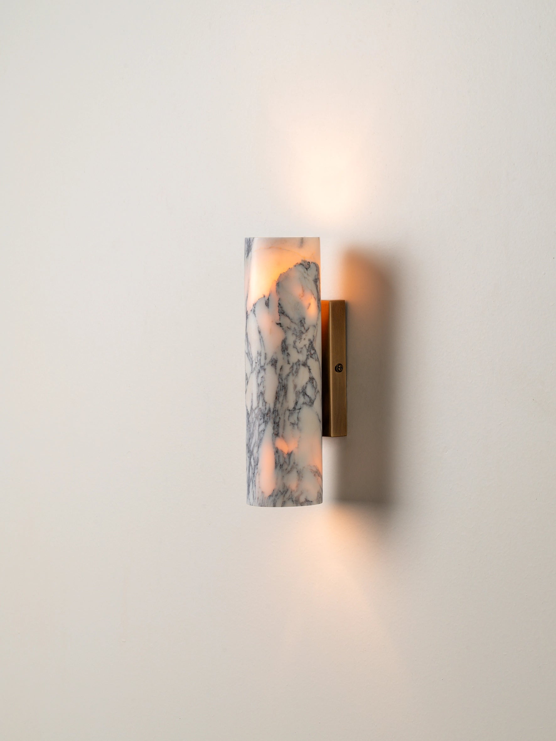 Calla - 2 light Calacatta marble and aged brass wall light| Wall light | lights & lamps | US | Modern affordable designer lighting