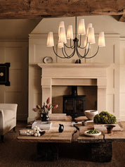 Pimlico 10 light chandelier