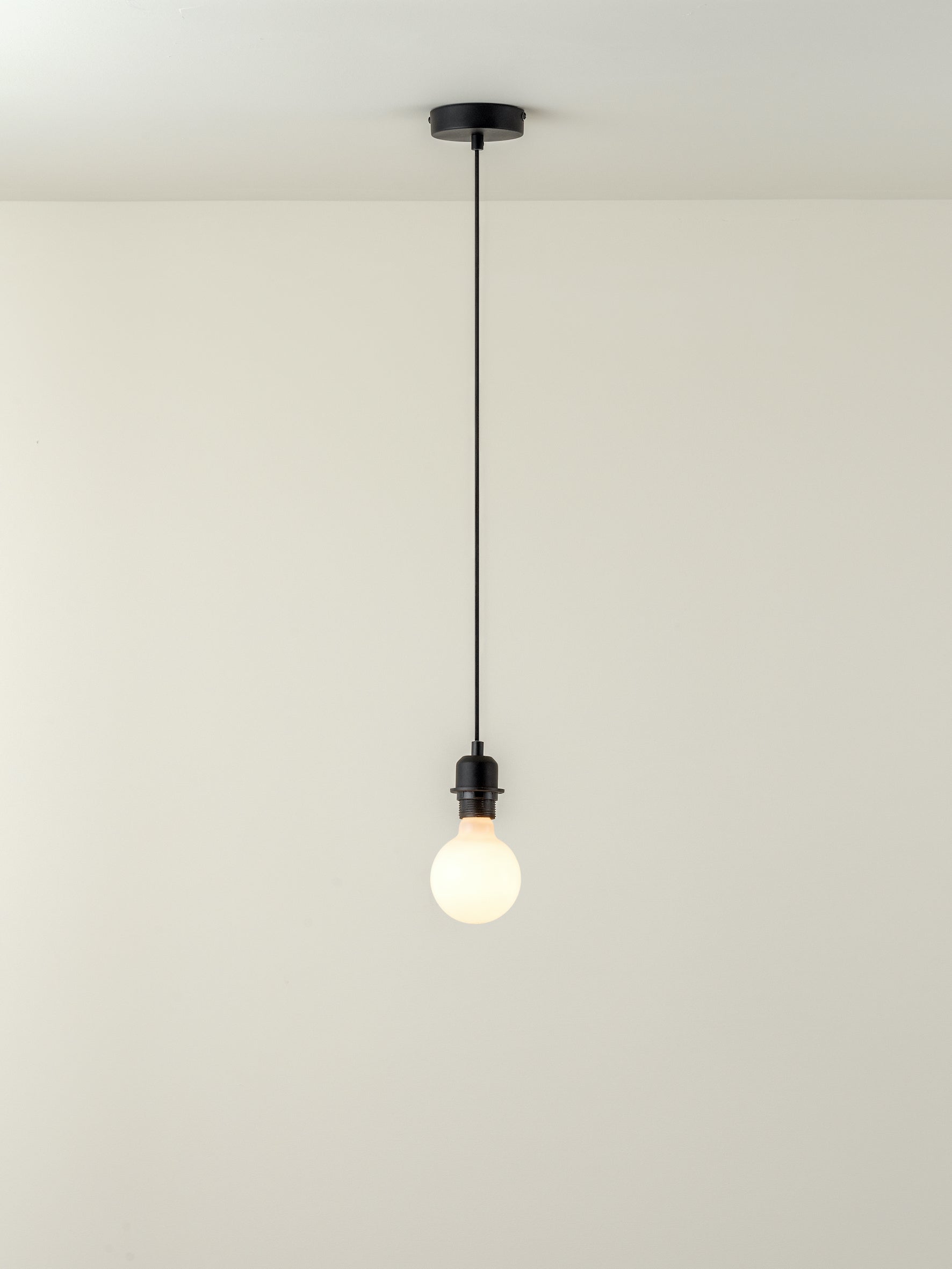 Capel - 1 light matt black drop cap lampholder kit | Ceiling Light | Lights & Lamps Inc | Modern Affordable Designer Lighting | USA