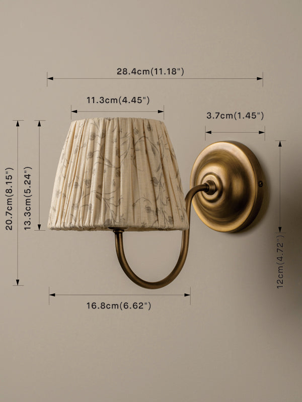 Ashbury aged brass wall light | Wall Light | Lights & Lamps | UK | Modern Affordable Designer Lighting