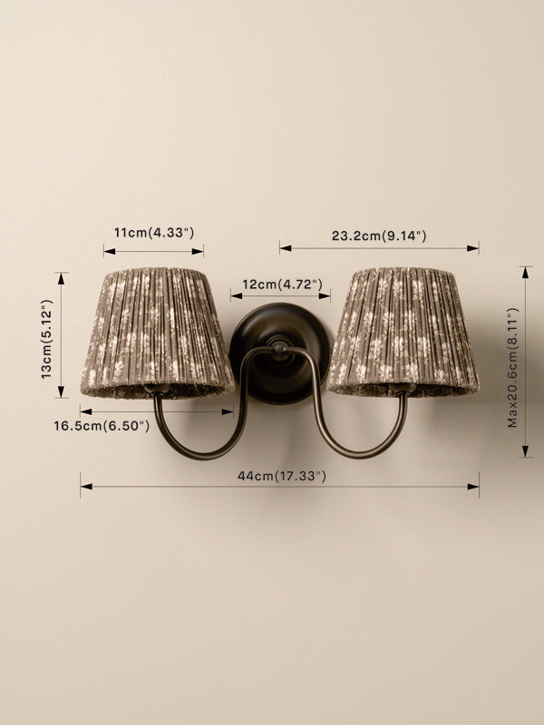 Ashbury bronze double wall light | Wall Light | Lights & Lamps | UK | Modern Affordable Designer Lighting