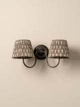 Ashbury bronze double wall light