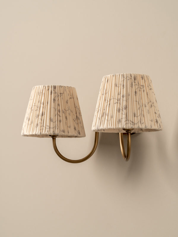 Ashbury double aged brass wall light | Wall Light | Lights & Lamps | UK | Modern Affordable Designer Lighting