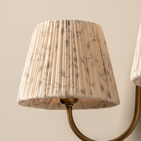 Ashbury double aged brass wall light | Wall Light | Lights & Lamps | UK | Modern Affordable Designer Lighting