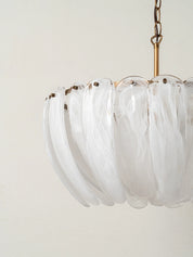 Astera - 4 light alabaster curved glass chandelier | Chandelier | lights&lamps | UK | Modern Affordable Designer Lighting
