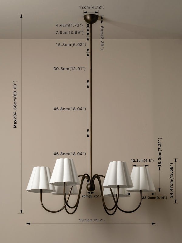 Aston bronze chandelier | Chandelier | Lights & Lamps | UK | Modern Affordable Designer Lighting