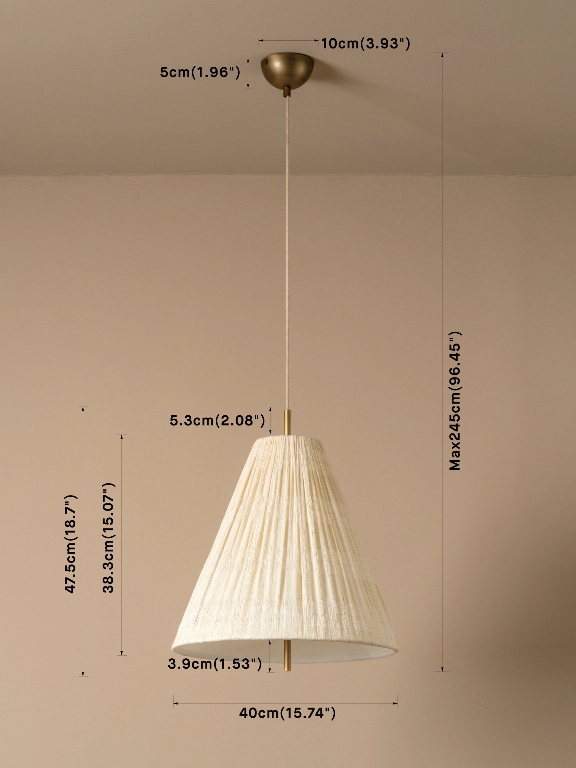 Binibeca medium pendant