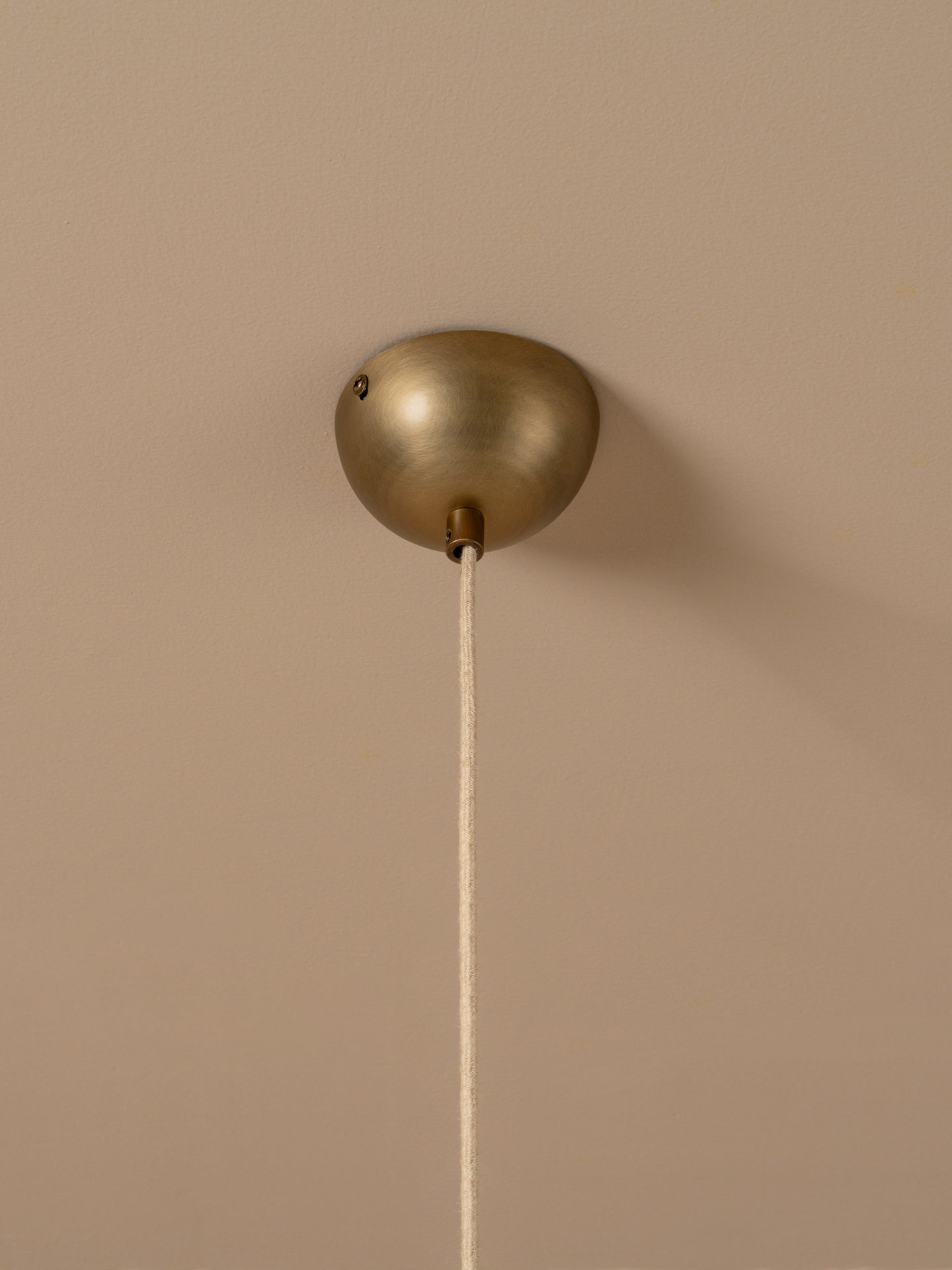ceiling bracket in brass
