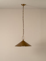 Bladen large aged brass pendant