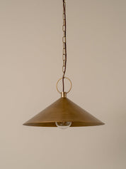 Bladen large aged brass pendant | Ceiling Light | Lights & Lamps | UK | Modern Affordable Designer Lighting