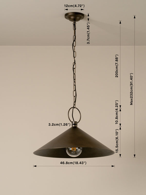 Bladen large bronze pendant | Ceiling Light | Lights & Lamps | UK | Modern Affordable Designer Lighting