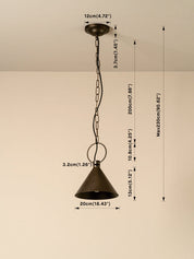 Bladen small bronze pendant | Ceiling Light | lights&lamps | UK | Modern Affordable Designer Lighting