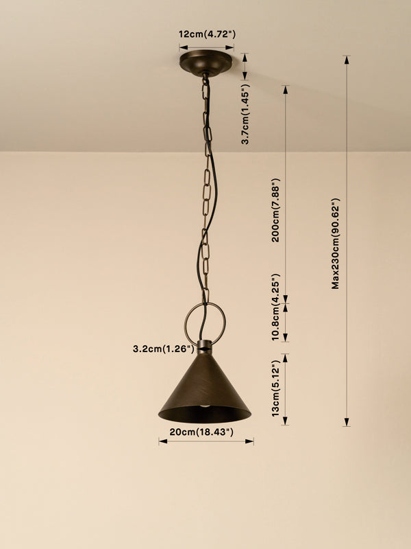 Bladen small bronze pendant | Ceiling Light | lights&lamps | UK | Modern Affordable Designer Lighting