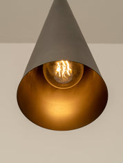 Bladen tall bronze pendant | Ceiling Light | Lights & Lamps | UK | Modern Affordable Designer Lighting