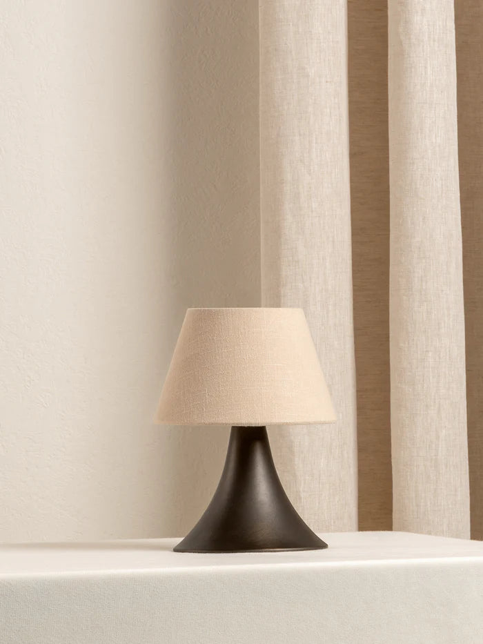 Cenare - bronze and linen rechargeable table lamp | Table lamp | lights & lamps | US | Modern affordable designer lighting