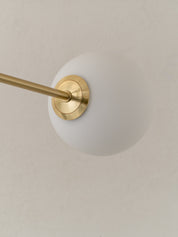 Chelso - 6 light brass and opal pendant | Ceiling Light | Lights & Lamps | USA | Modern Affordable Designer Lighting