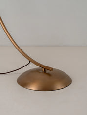 Circo aged brass floor lamp