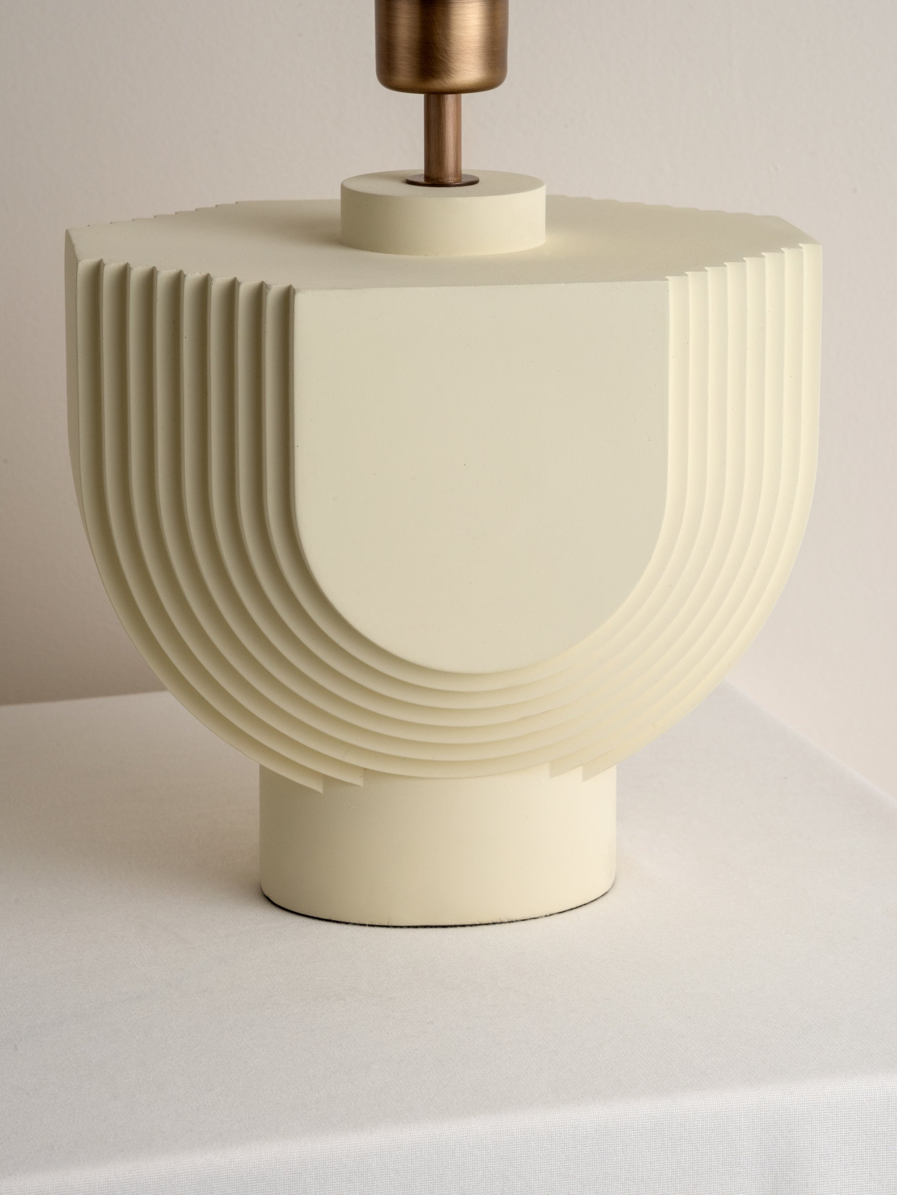 Editions concrete lamp with + plaster shade | Table Lamp | Lights & Lamps Inc | Modern Affordable Designer Lighting | USA