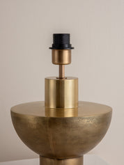 Editions brass lamp with + bronze shade | Table Lamp | Lights & Lamps Inc | Modern Affordable Designer Lighting | USA