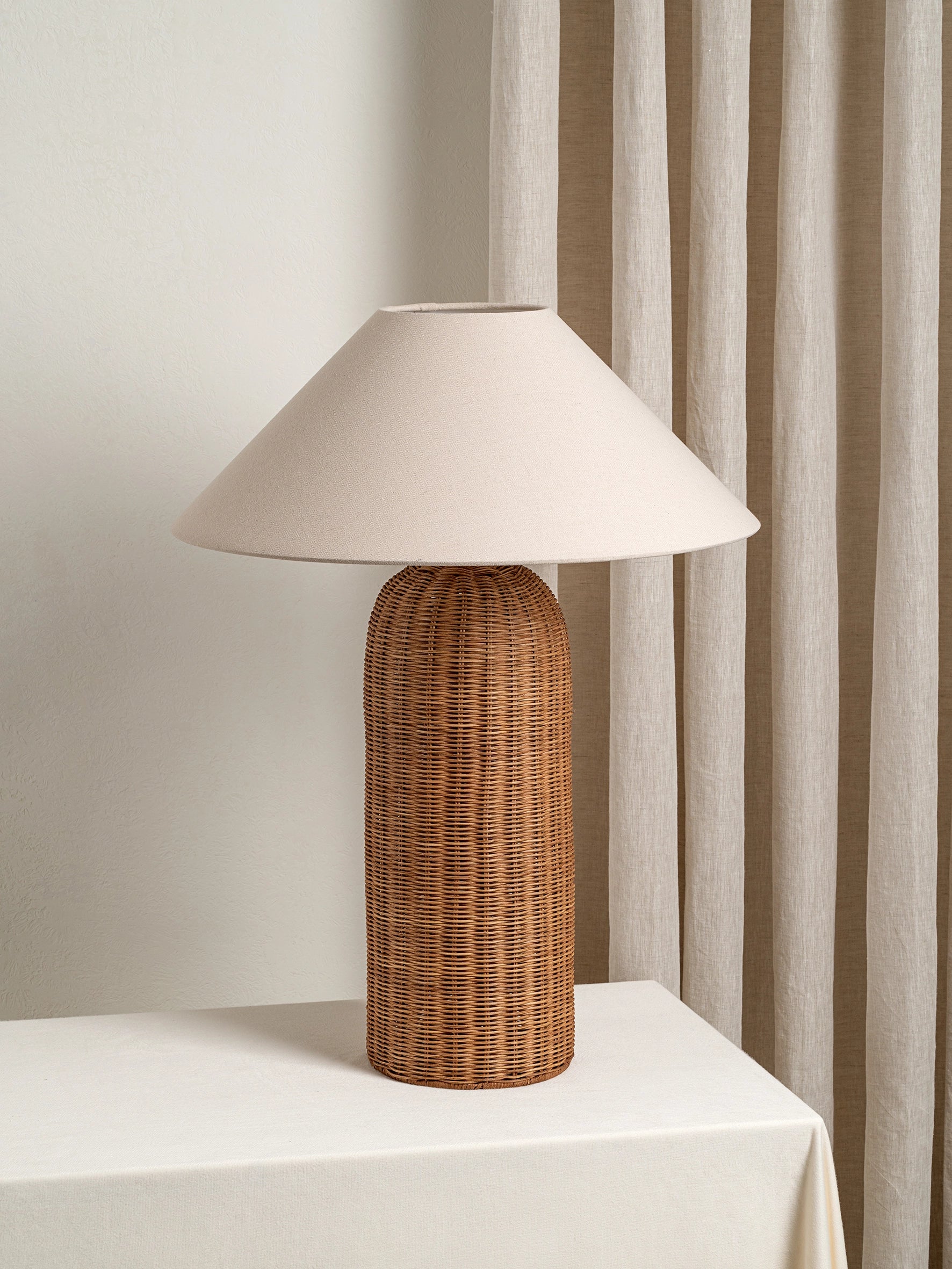 Ensia - extra large rattan table lamp | Table lamp | Lights & Lamps | US | Modern Affordable Designer Lighting