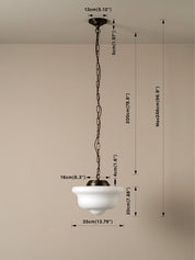 Fairford wide pendant