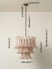 Lonso taupe chandelier