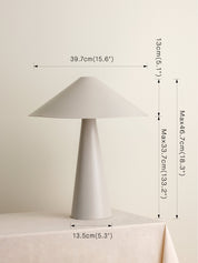 Orta - 1 light warm white cone table lamp | Table Lamp | lights&lamps | UK | Modern Affordable Designer Lighting