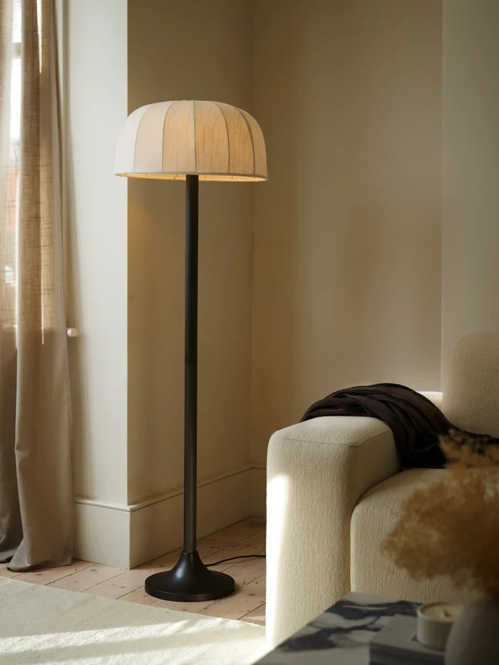 Ottino - bronze and linen floor lamp | Floor Lamp | lights&lamps | UK | Modern Affordable Designer Lighting