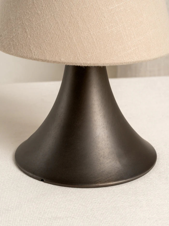 Cenare - bronze and linen rechargeable table lamp | Table lamp | lights & lamps | US | Modern affordable designer lighting