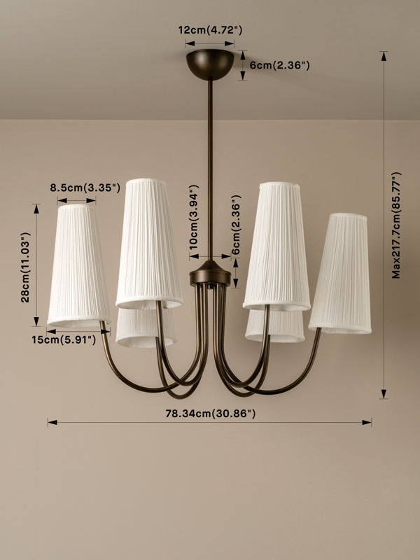 Pimlico 10 light chandelier