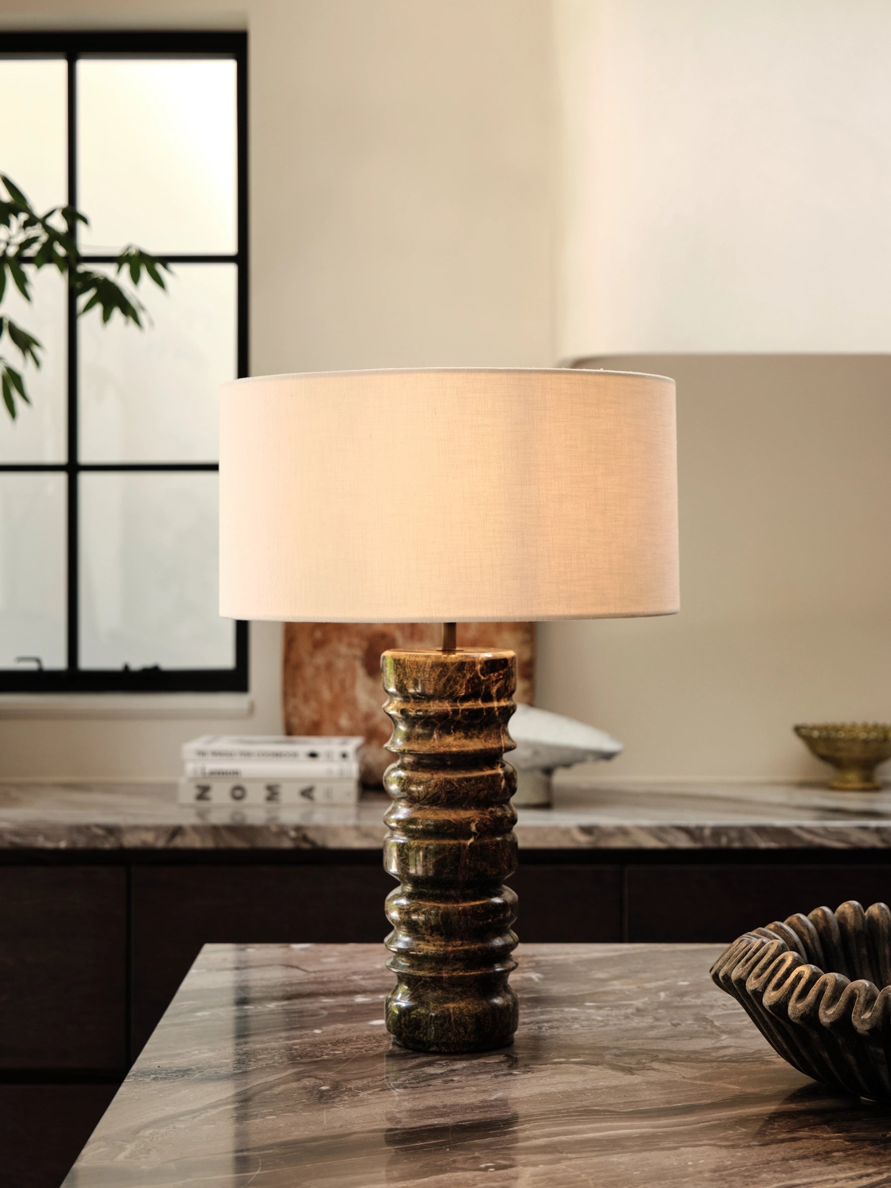 Renee - large green marble table lamp | Table lamp | lights & lamps | US | Modern affordable designer lighting