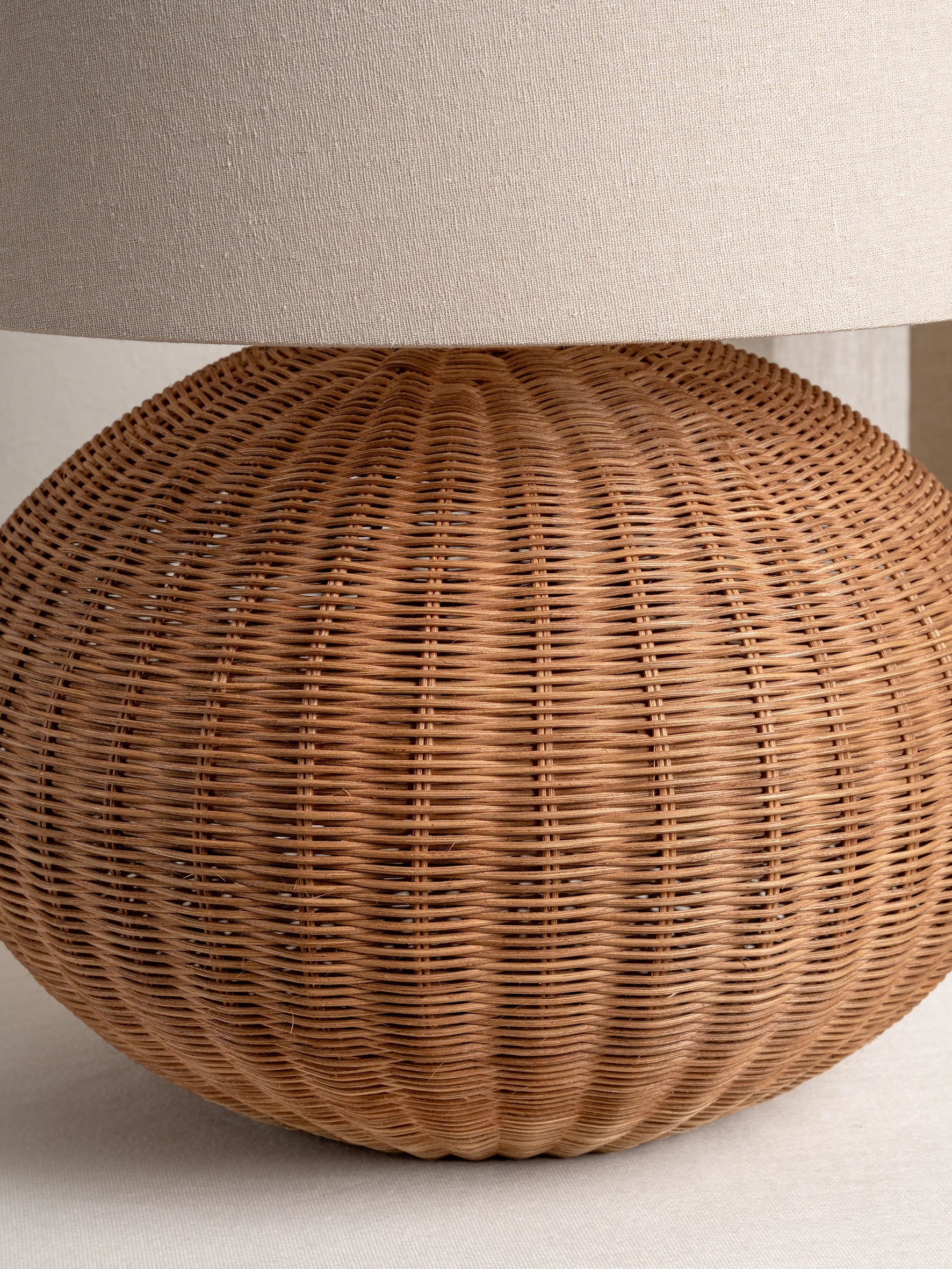 Sanvi - extra large rattan globe table lamp | Table lamp | lights & lamps | US | Modern affordable designer lighting