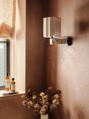 Viotti - Calacatta Viola marble and linen wall light | Wall Light | lights&lamps | UK | Modern Affordable Designer Lighting