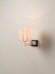 Viotti - Calacatta Viola marble and linen wall light | Table lamp | lights & lamps | US | Modern affordable designer lighting 