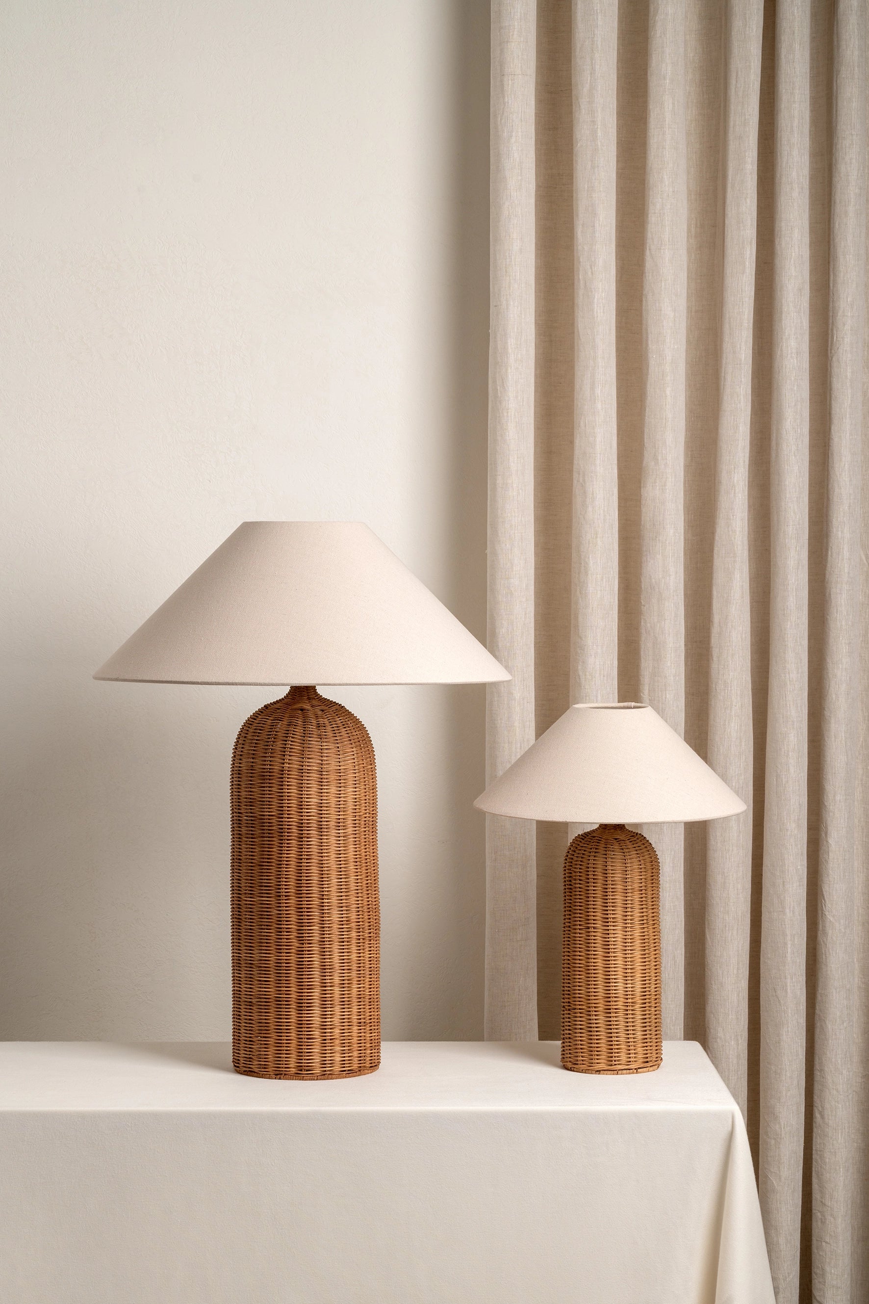 Ensia - extra large rattan table lamp | Table lamp | Lights & Lamps | US | Modern Affordable Designer Lighting