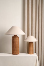 Ensia - extra large rattan table lamp | Table lamp | Lights & Lamps | US | Modern Affordable Designer Lighting