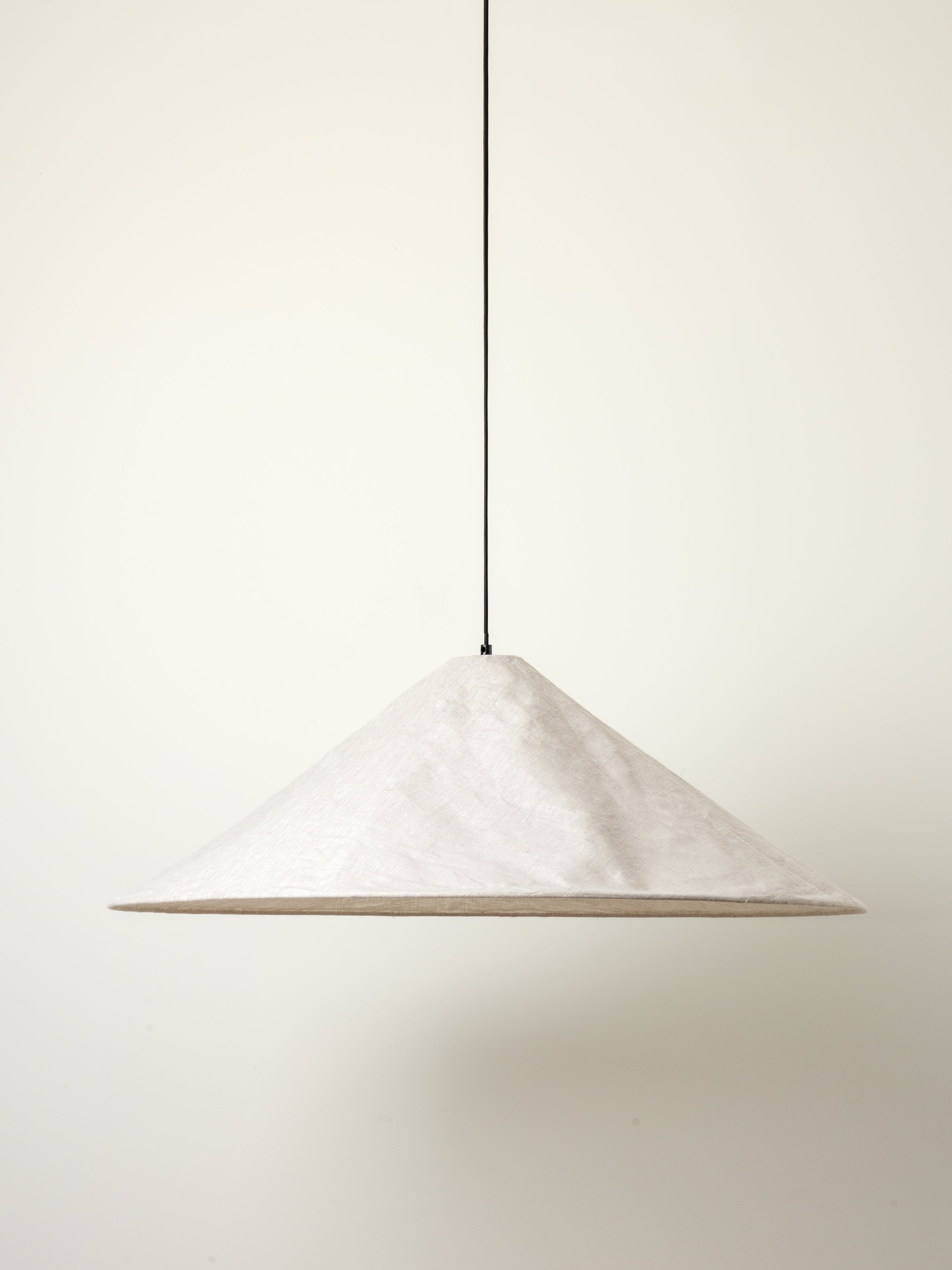 Siya - collapsible oversized linen lampshade