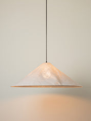 Siya - collapsible oversized linen lampshade