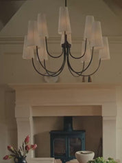 Pimlico 10 light chandelier