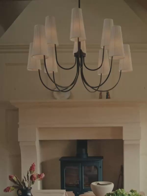 Pimlico 10 light chandelier