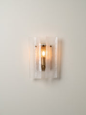 Pazo - layered textured glass wall light | Wall light | lights & lamps | Modern affordable designer lighting 