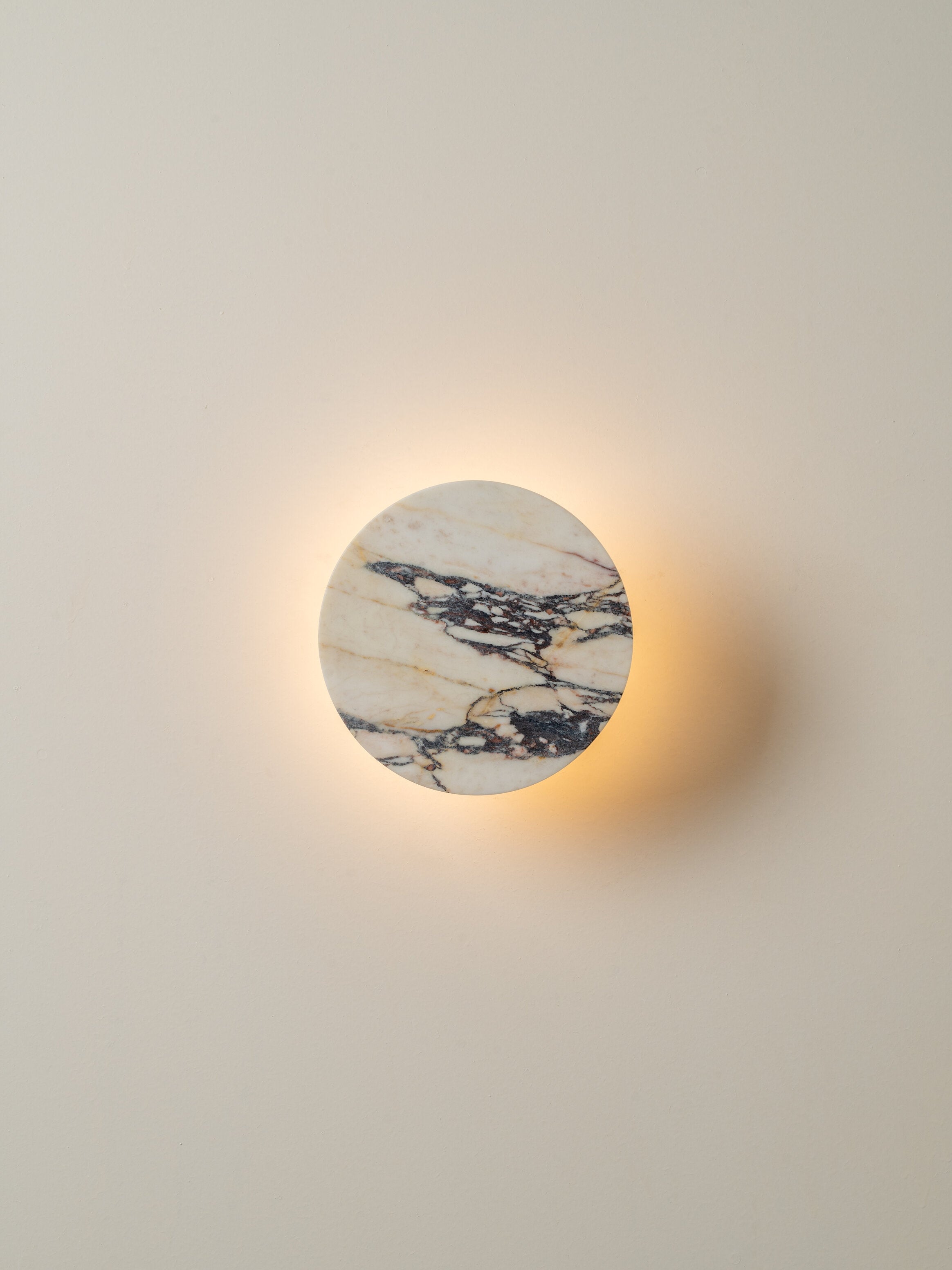 Santi - Calacatta Viola marble and aged brass wall light | Wall light | lights & lamps | Modern affordable designer lighting 