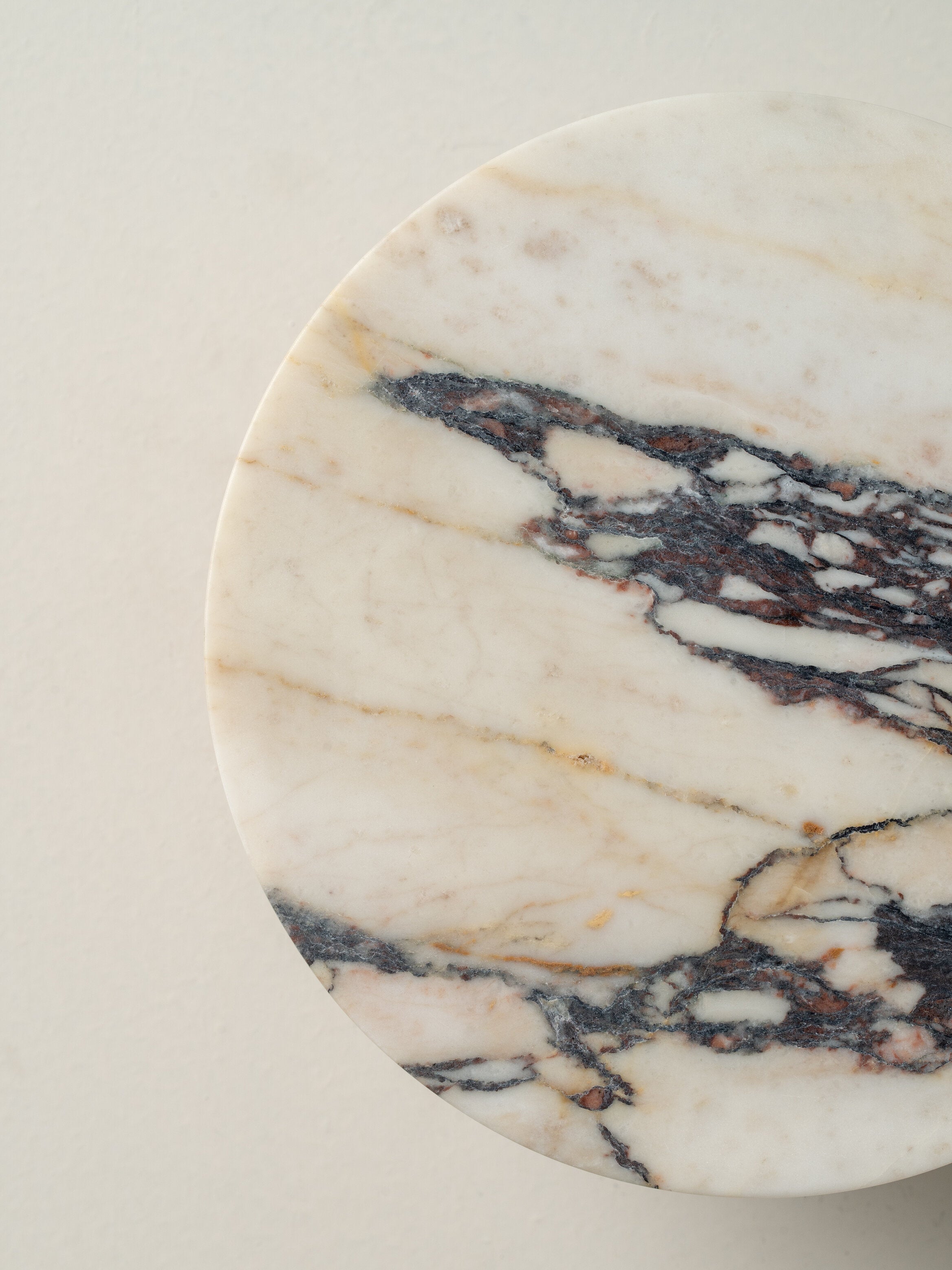 Santi - Calacatta Viola marble and aged brass wall light | Wall light | lights & lamps | Modern affordable designer lighting 