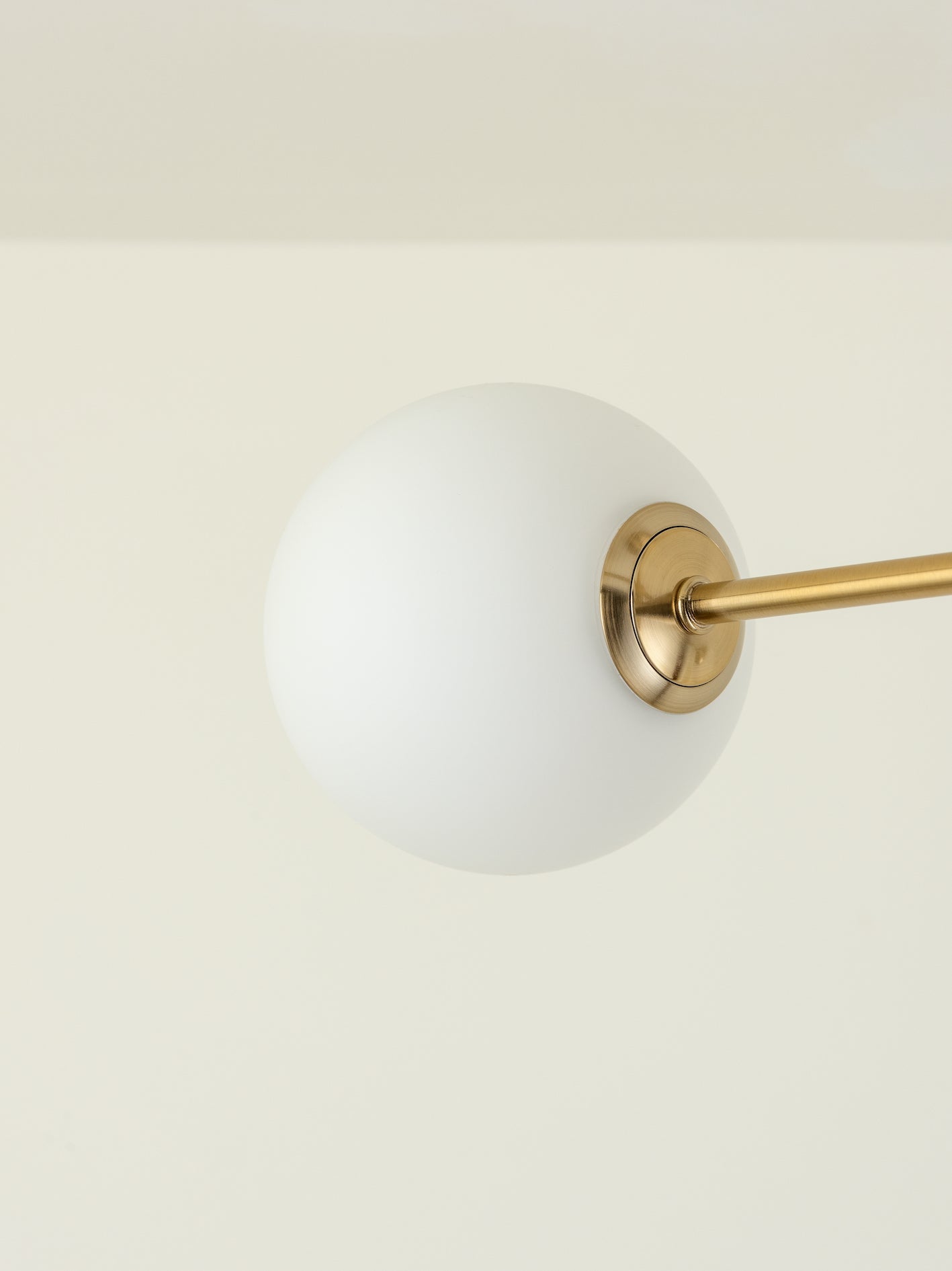 Chelso - 4 light brass and opal flush | Ceiling Light | Lights & Lamps Inc | Modern Affordable Designer Lighting | USA