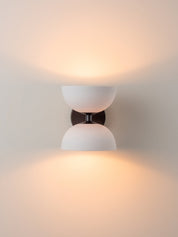 Ruzo - 2 light bronze and porcelain wall light | Wall Light | Lights & Lamps Inc | Modern Affordable Designer Lighting | USA