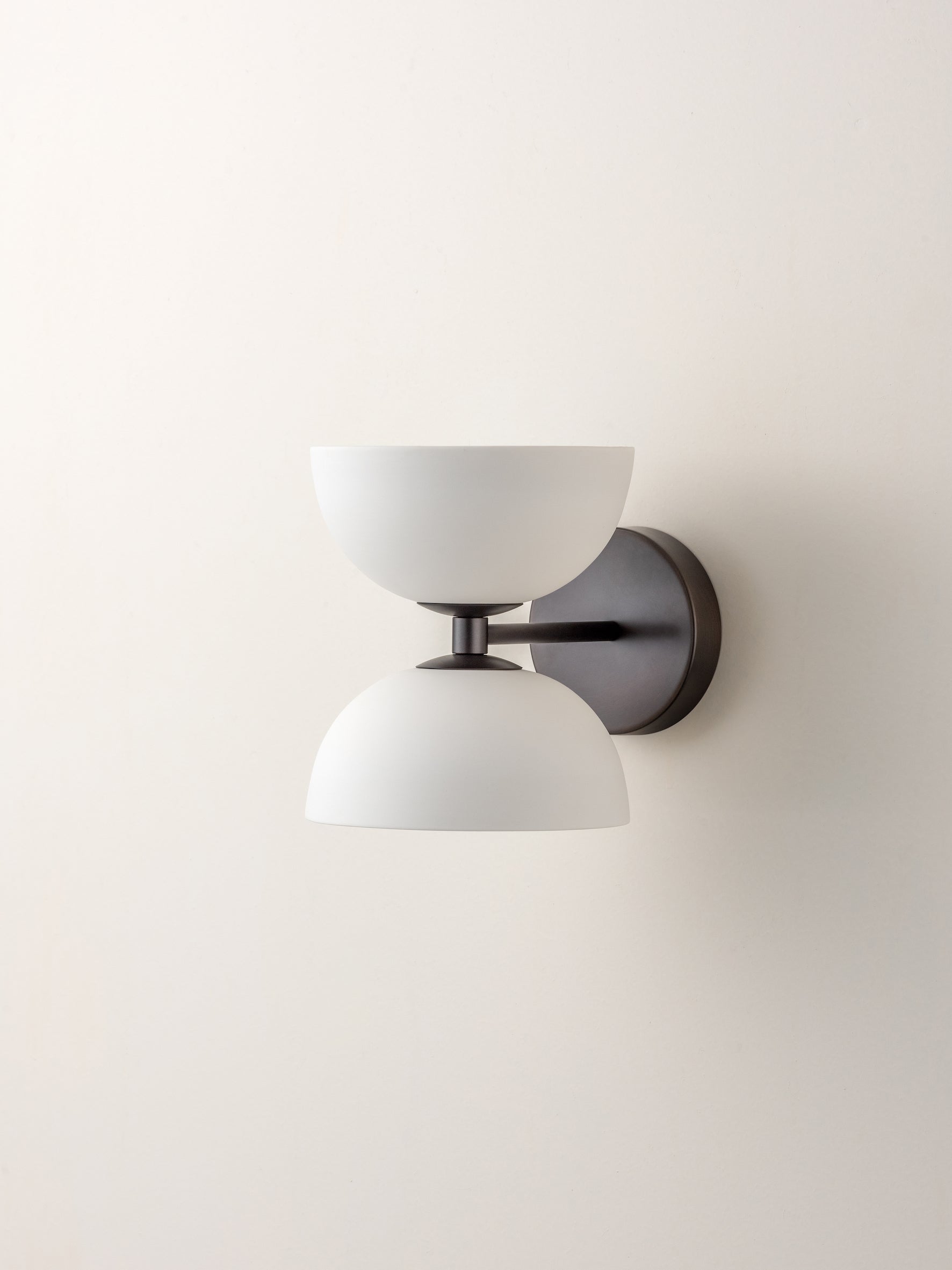 Ruzo - 2 light bronze and porcelain wall light | Wall Light | Lights &amp; Lamps Inc | Modern Affordable Designer Lighting | USA