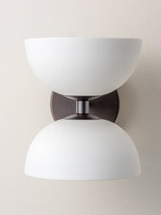 Ruzo - 2 light bronze and porcelain wall light | Wall Light | Lights & Lamps Inc | Modern Affordable Designer Lighting | USA
