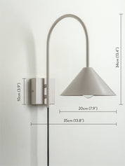 Orta - 1 light warm white cone wall light | Wall Light | Lights & Lamps Inc | Modern Affordable Designer Lighting | USA