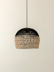 Bilu - black and natural ombre pendant light | Ceiling Light | Lights & Lamps Inc | Modern Affordable Designer Lighting | USA